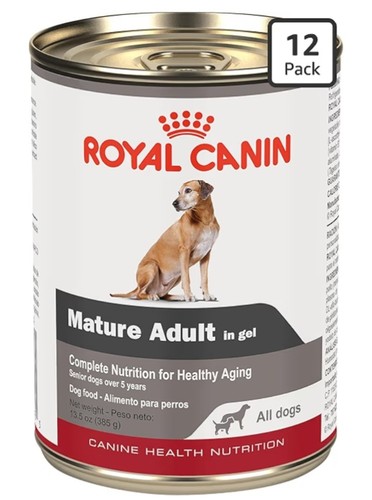 Canned dog food - canned, canin